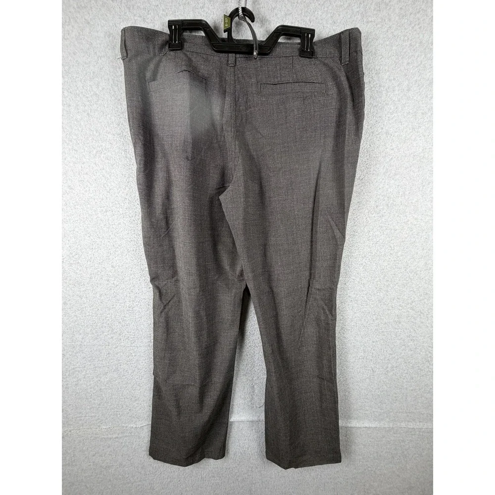 Riders By Lee Pants Womens 18 Gray Plaid Stretch Dress Work Trousers Office‎